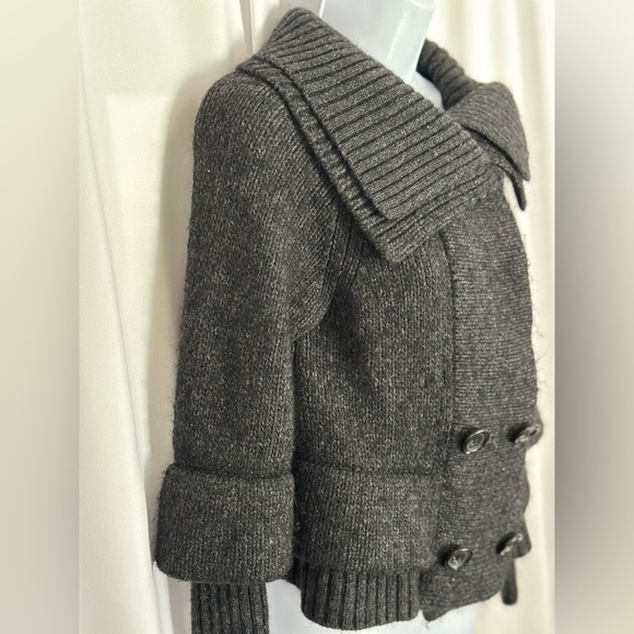 Ann Taylor LOFT Women's Wool Double-breasted Cardigan Sweater (862) - Picture 3 of 12